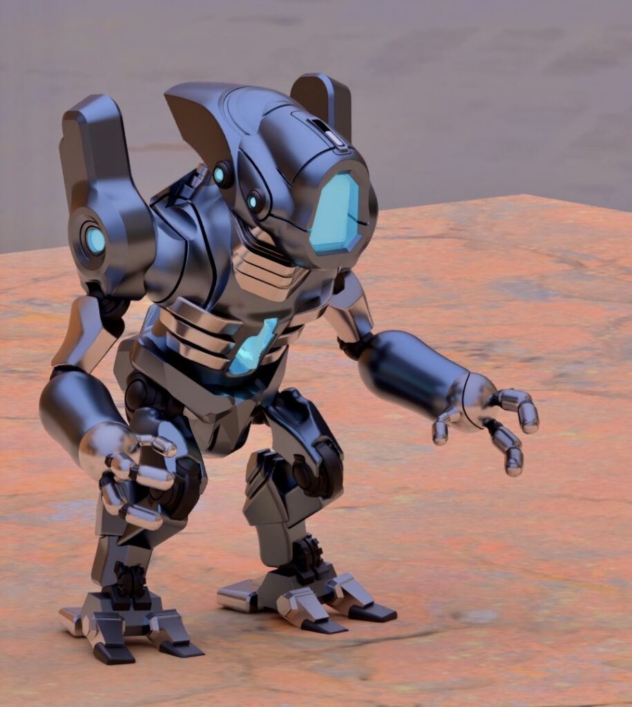 Librarian Scanner Robot